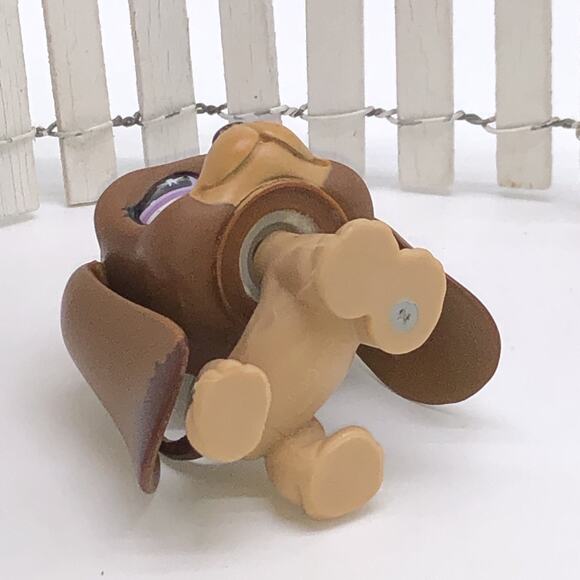 Littlest Pet Shop LPS 665 Brown Basset Hound Dog Purple Splash - Picture 4 of 5